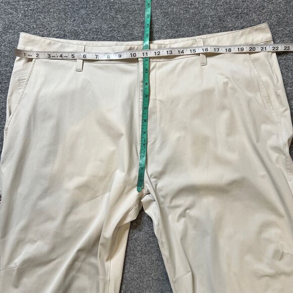 Rhone Pants Mens 41 Ivory Commuter Travel Classic Performance Snap Closure - Picture 7 of 14